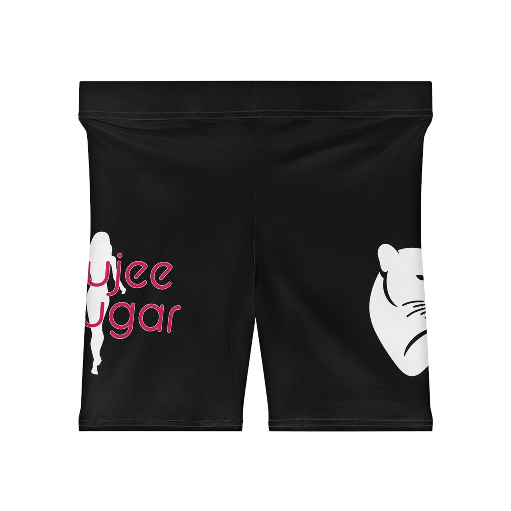 Trendy Women's Biker Shorts - Perfect for Workouts, Casual Wear, or Festivals - Unique Designs: 'Sugar' & 'Boss'