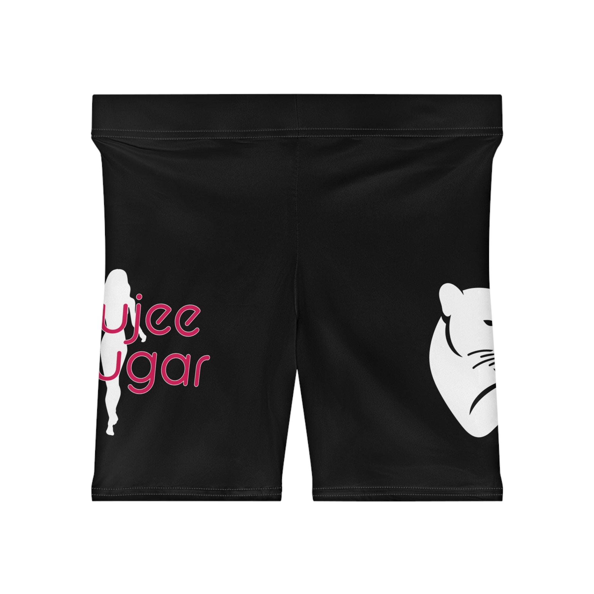 Trendy Women's Biker Shorts - Perfect for Workouts, Casual Wear, or Festivals - Unique Designs: 'Sugar' & 'Boss'