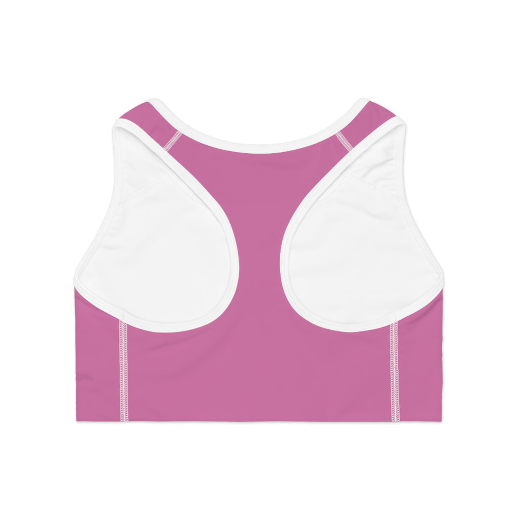 Trendy Sports Bra for Active Style, Workout Gear, Fitness Apparel, Cute Exercise Top, Boujee Cougar Design