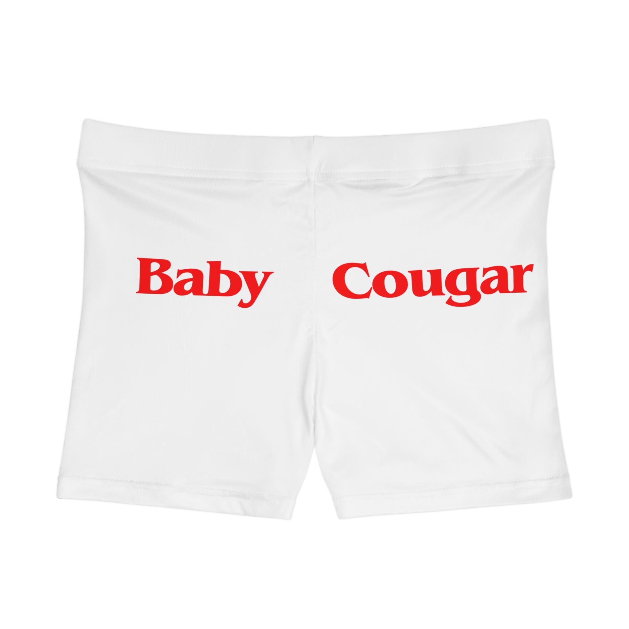 Baby Cougar Women's Shorts - Fun and Stylish Activewear, Perfect for Summer, Workout, Vacation, Beach Day, Gift for Her