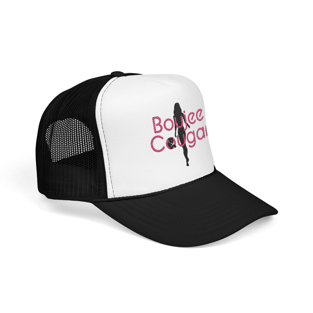 Boujee Cougar Embroidered Foam Trucker Hat