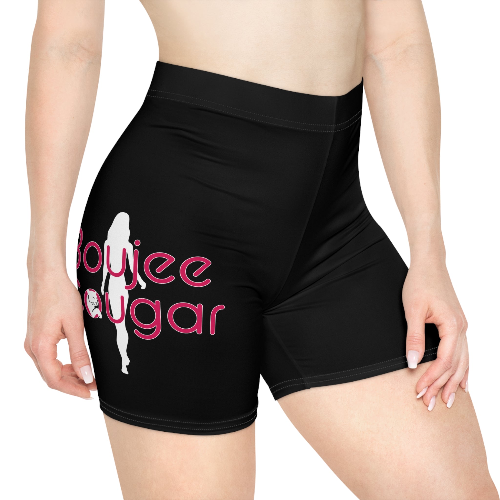Trendy Women's Biker Shorts - Perfect for Workouts, Casual Wear, or Festivals - Unique Designs: 'Sugar' & 'Boss'