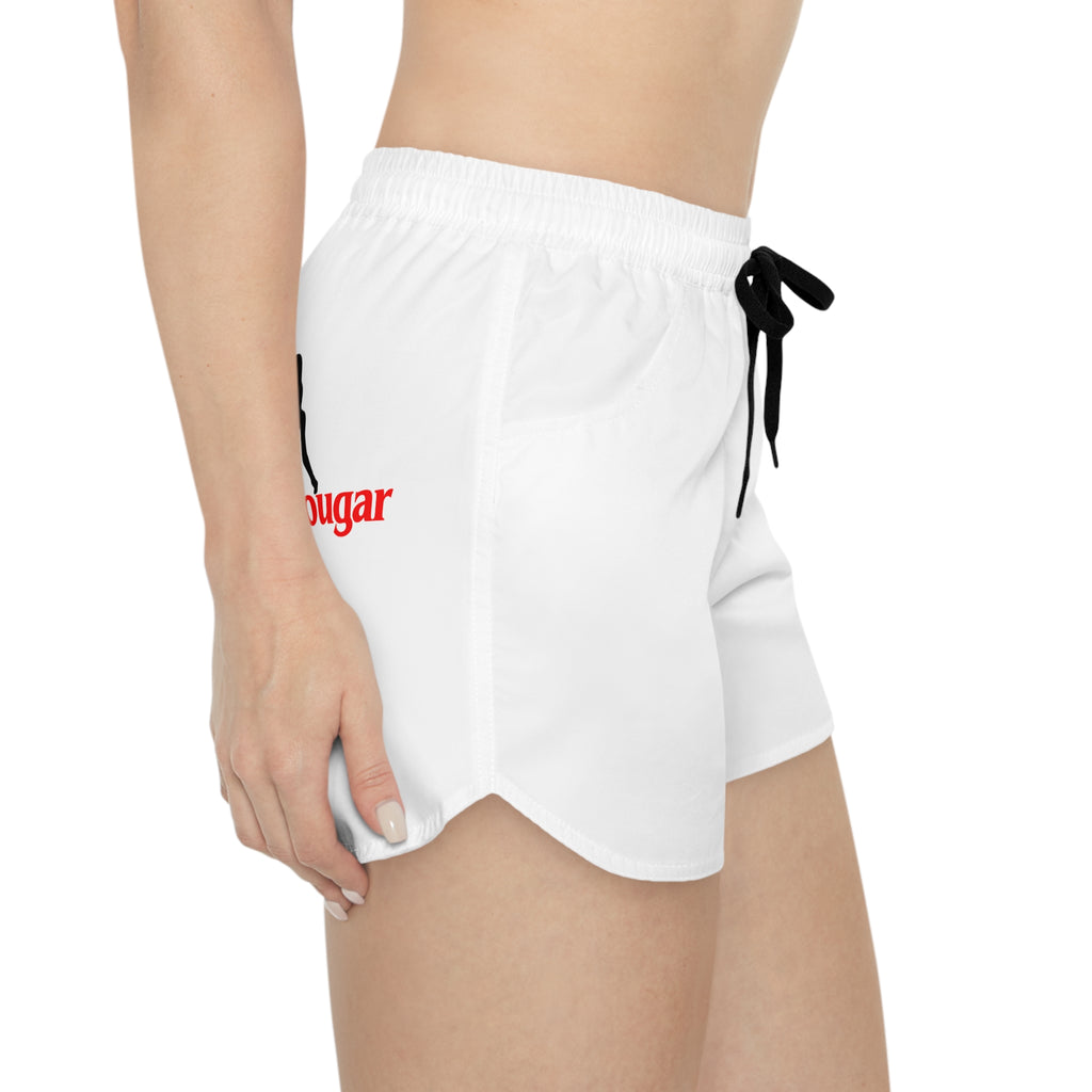 Women's Casual Shorts - Baby Cougar, Playful Summer Shorts, Lounge Wear, Stylish Beach Shorts, Cute Workout Shorts, Gift for Her