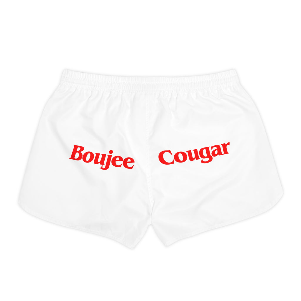 Boujee Cougar Women's Casual Shorts, Trendy Summer Shorts, Stylish Lounge Wear, Perfect for Vacations, Cool Gift Idea