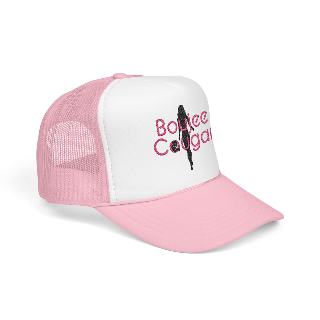 Boujee Cougar Embroidered Foam Trucker Hat