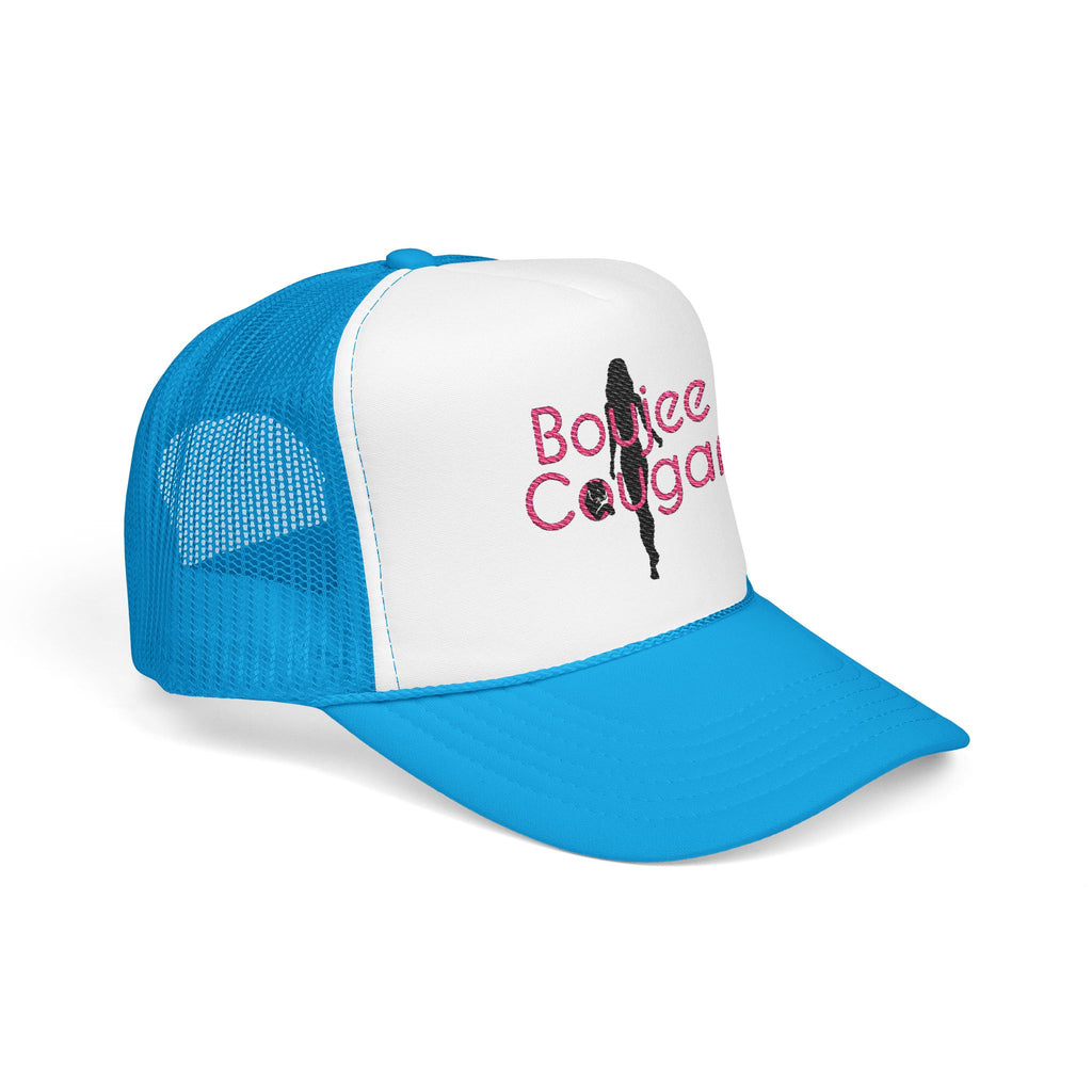 Boujee Cougar Embroidered Foam Trucker Hat