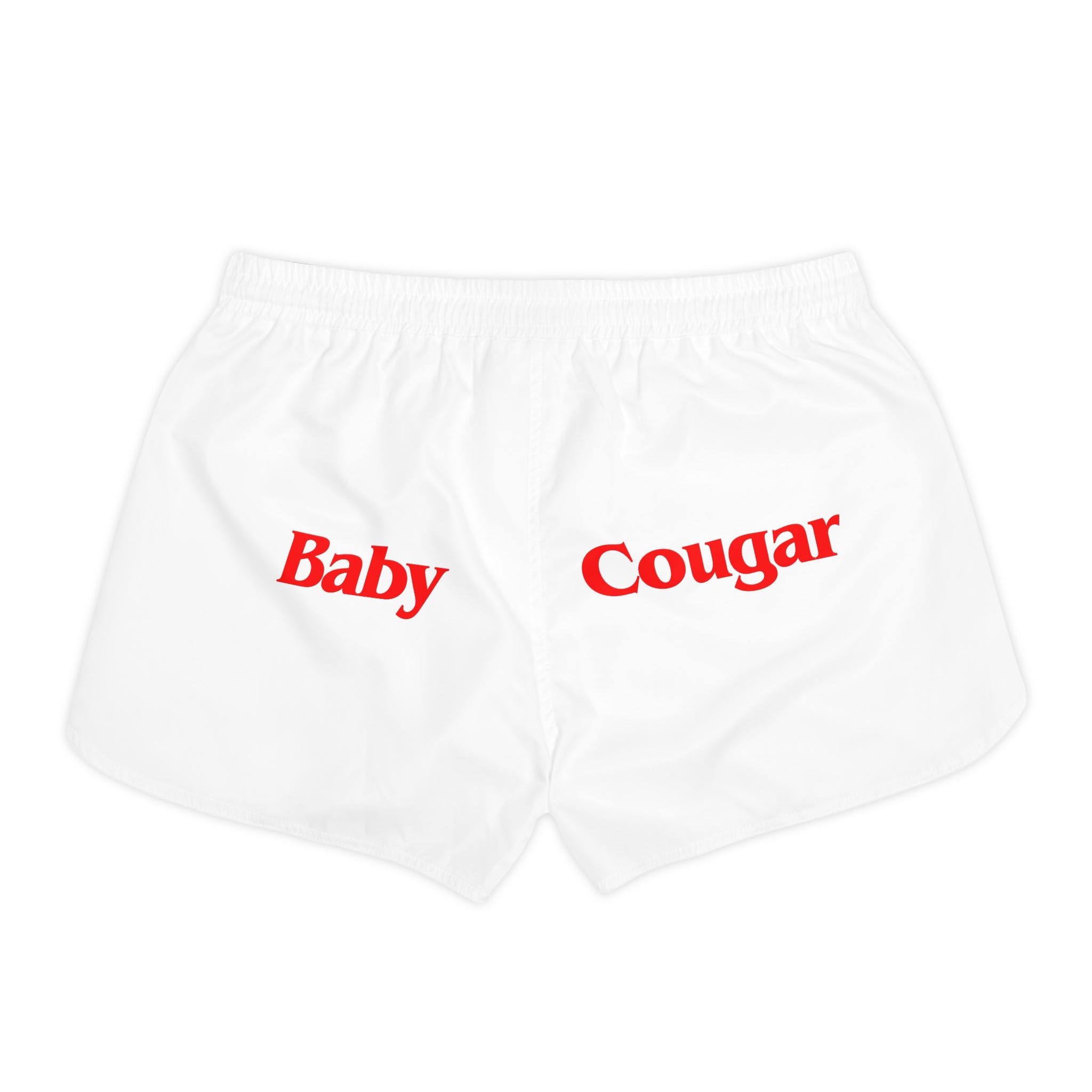 Baby Cougar Funny Women's Casual Shorts, Summer Beachwear, Cute Gift for Moms, Unique Lounge Shorts, Trendy Workout Apparel